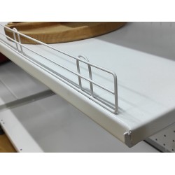 Обмежувач полочний 1250мм (білий)